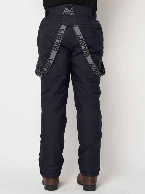 Bib pants for men's skiing in dark blue 662123TS